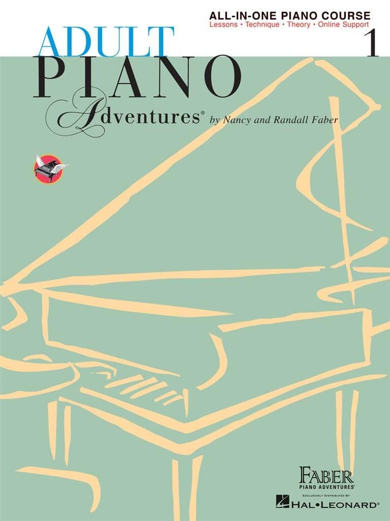 Nancy Faber: Adult Piano Adventures All-In-One, Klavierschule für Erwachsene (engl.) Band 1, Ausgabe in Ringbindung mit Online-Audio und Notenheft (Noten/sheet music) 9781616773021, HL00420242