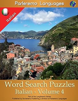 Paperback Parleremo Languages Word Search Puzzles Italian - Volume 4 [Italian] Book