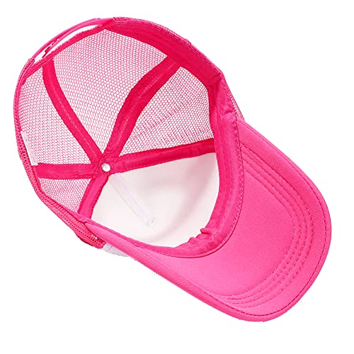 Izus Women Preppy Trucker Hats,Teen Crown-Foam Mesh-Back Baseball Cap,Men Smiley-Face Adjustable Snapback Dad Hat 22" #TOP5