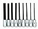 Williams WSMS-9LRC 9-Piece 1/4-Inch Drive Long Hex Bit Socket Set