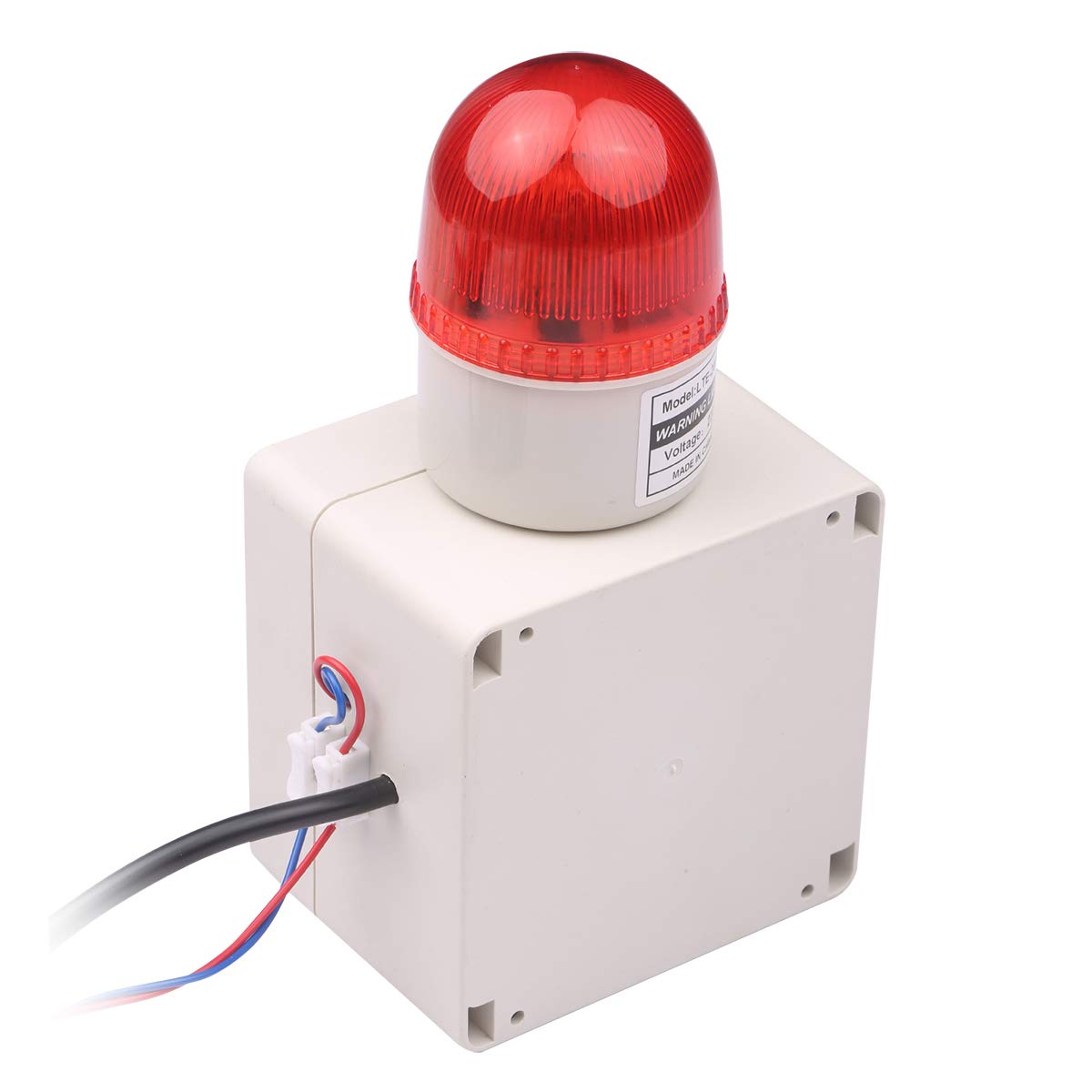 Alarme de Niveau d'eau, Sonde en Acier Inoxydable avec Câble de 15 M pour Détection de Liquide en Temps Réel avec Interrupteur Silencieux (Alarme de Niveau d'eau élevé sans Support)