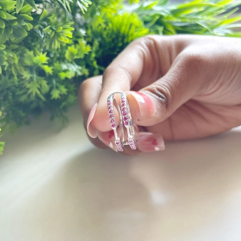 Red Ruby Enhancer Guard For Women, 14k Gold Plated Silver Red Ruby Wrap Ring, Enhancer Ring Guard, Enhancer Ring