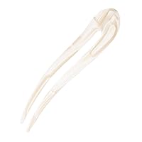 Vista 3 de France Luxe Pin de moño de diente largo, color negro, talla única