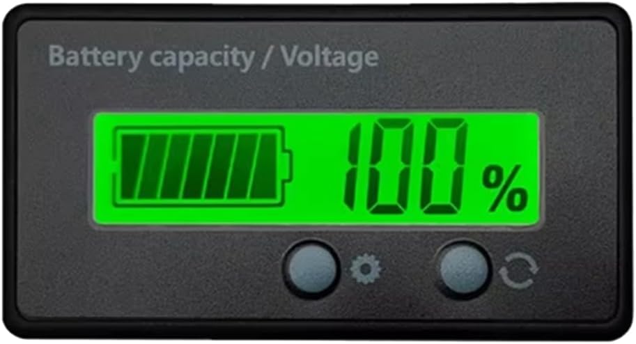 Woltomierz Cyfrowy LED, Miernik Napięcia, Tester, Kwas, Ołów, Akumulator Litowo-Jonowy Lifepo4, Wskaźnik Pojemności 12 V/24 V/36 V/48 V