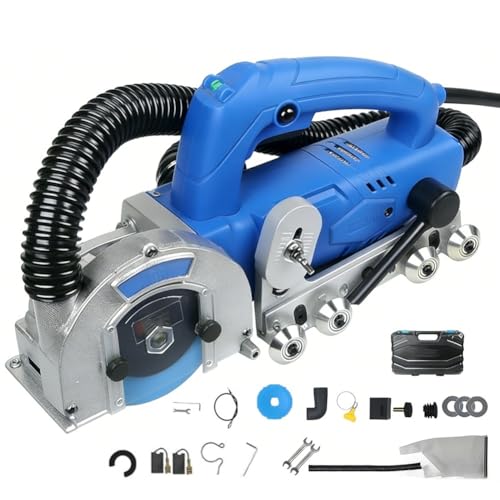 Image of 1200W 9000RPM Electric Grout Removal Tool, Professional Oscillating Tile Grout Remover Machine for DIY Regrouting and Cleaning Old Cement Between Ceramic Tiles, 220V Home Tool