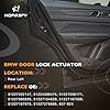 HQPASFY Rear Left Power Door Lock Actuator Motor Latch Compatible with BMW E60 E65 E70 E90 E92 (1 3 5 7 M N X3 X5 Z4 Series & More) Replaces# 51227202147 #2