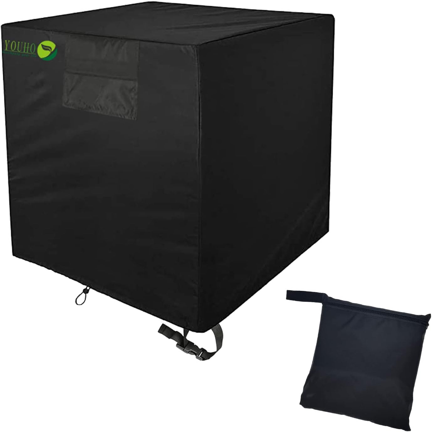 YOUHO Air Conditioner Cover for Outside Units-Durable AC Cover Water Resistant Fabric Windproof Design -Square Fits up to 32 x 32 x 36 inches