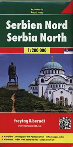 Serbia nord 1:200.000: Wegenkaart 1:200 000: 0714