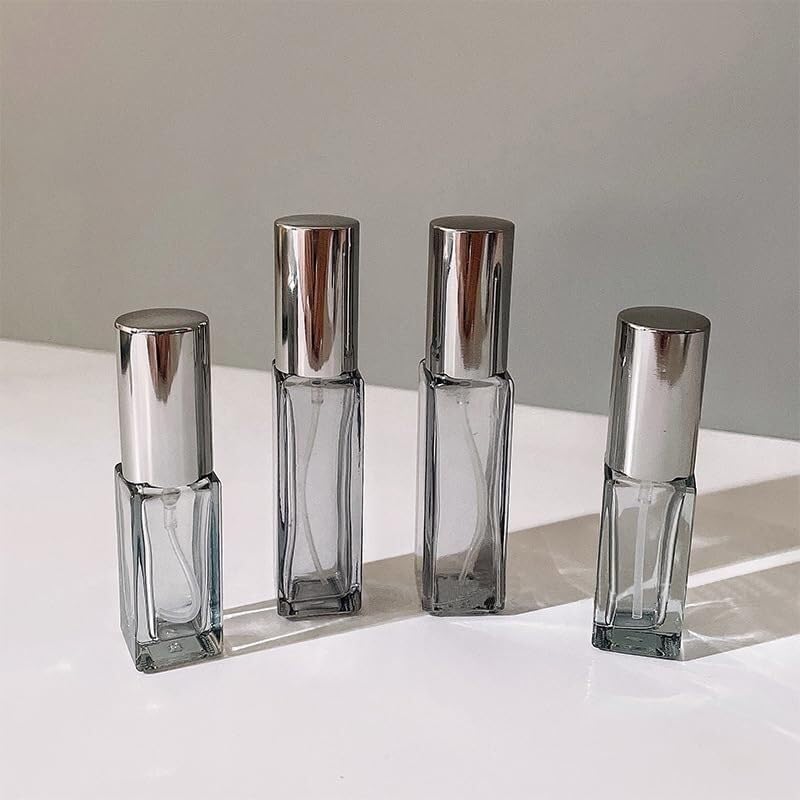 Mini Bottiglie di Profumo da Viaggio, Atomizzatore di Profumo 2 Pezzi Flacone Spray di Profumo 5ml 9ml Atomizzatore di Vetro Vuoto Portatile Fiala di Campione Bottiglia Ricaricabile da Viaggio Ricaric