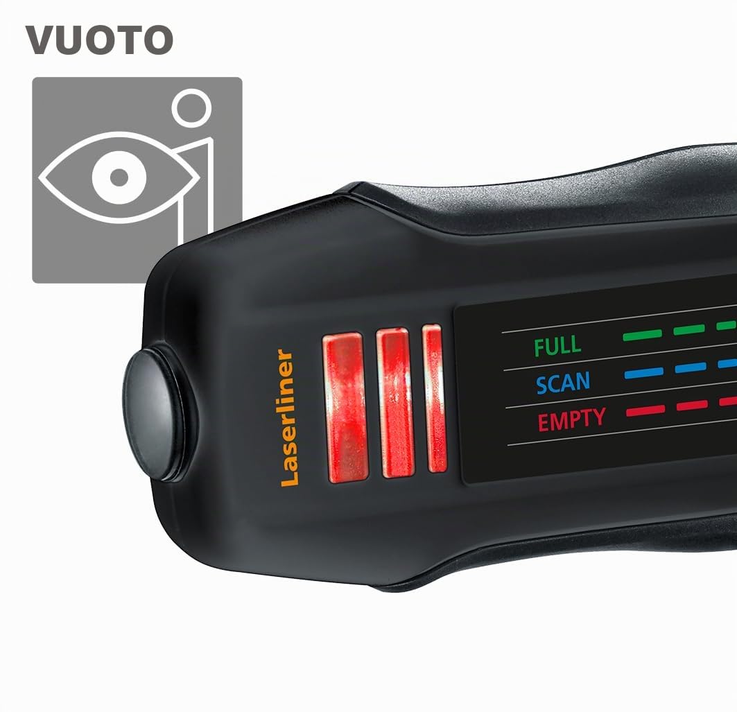 Laserliner Misuratore per bombole di gas, indicatore di livello, GasCheck, tester di livello del gas per bombole in acciaio GPL da 5 kg e 11 kg, ideale per campeggio, barbecue, riscaldatori radianti