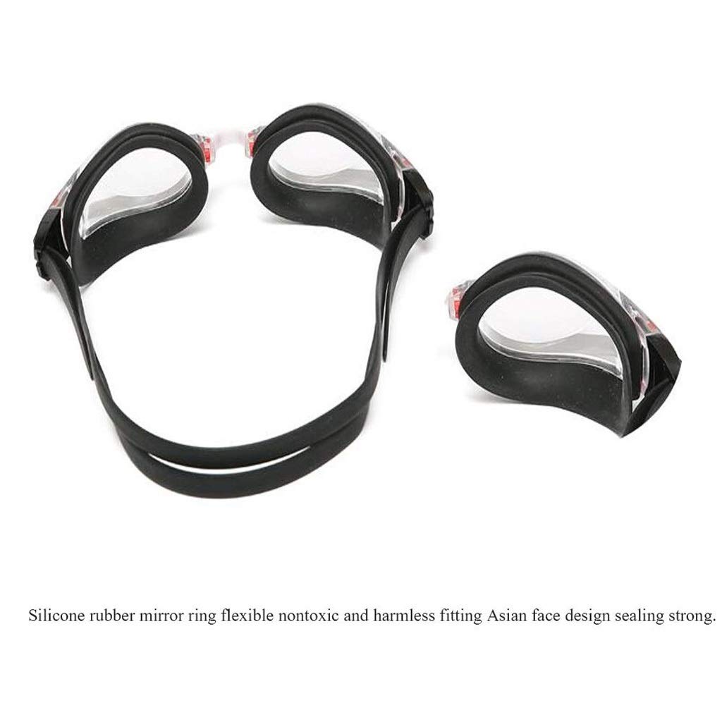 Occhialini da Nuoto, Occhialini da Nuoto for Gli Uomini Adulti Donne Gioventù Bambini e Bambino, Nessuna colatura Anti Fog Protezione Triathlon(3-Pack)