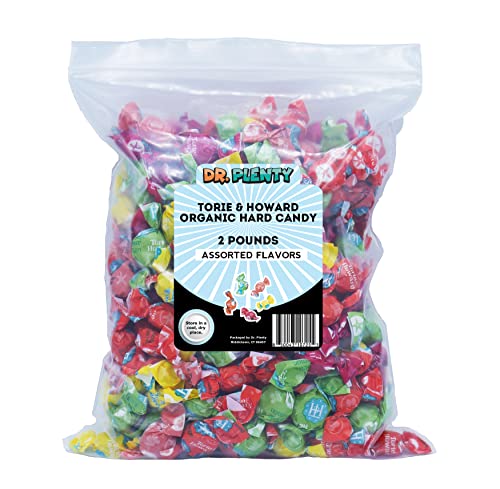Torie And Howard Organic Hard Candy Assortment - Individually Wrapped Organic Candy, Hard Candy Bulk, 2 Pound Bag - By Dr. Plenty #TOP22