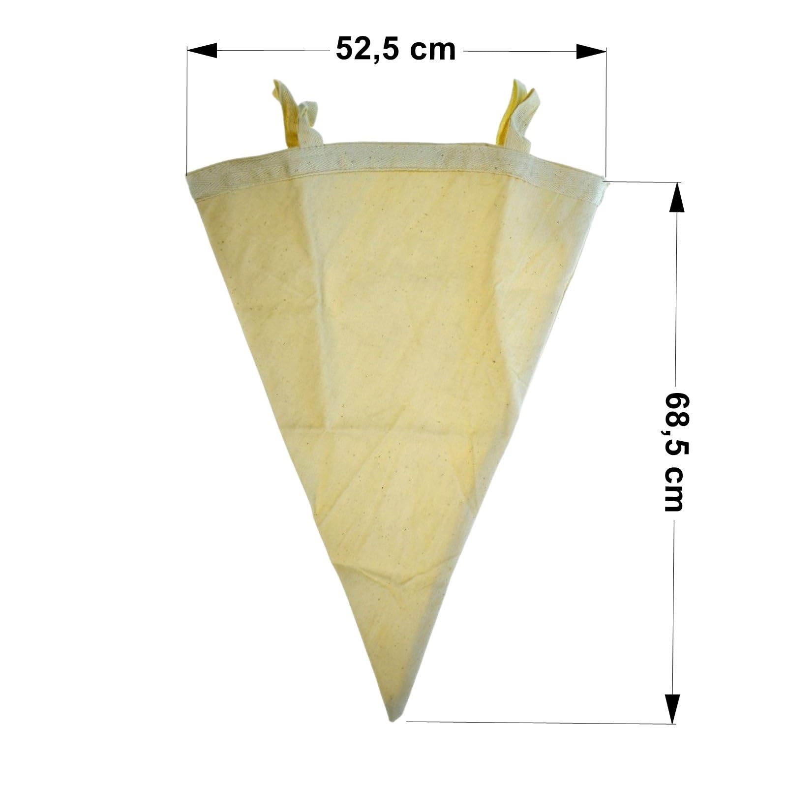 Sacchetto Filtro 21L per la casa Vino Sidro Birra Formaggio Mosto - Sacchetto di filtrazione | Sacchetto per spremere | Sacchetto per filtrare