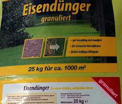 Eisendünger granuliert 25 Kg Neu, optimierte Ausbringung, staubarm