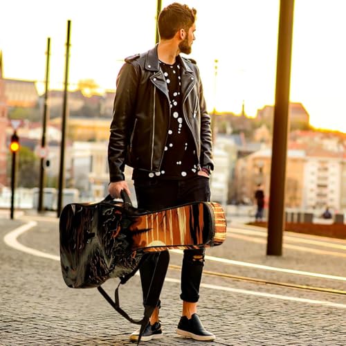 Sac de transport pour guitare basse imperméable en tissu Oxford épais