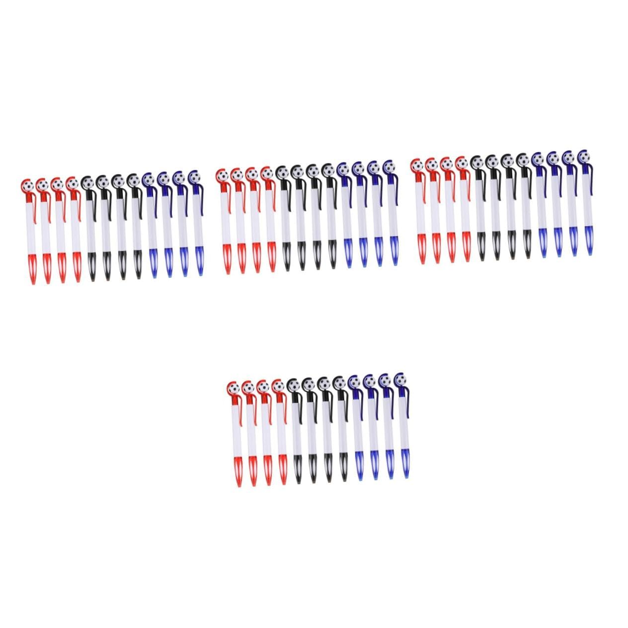 4 Set Penna A Sfera Matite Da Calcio Penne A Sfera Decorazioni Per Feste Di Compleanno A Tema Calcio Penne Decorative Per Il Calcio Pennarelli in Plastica 18 Pezzi * 4