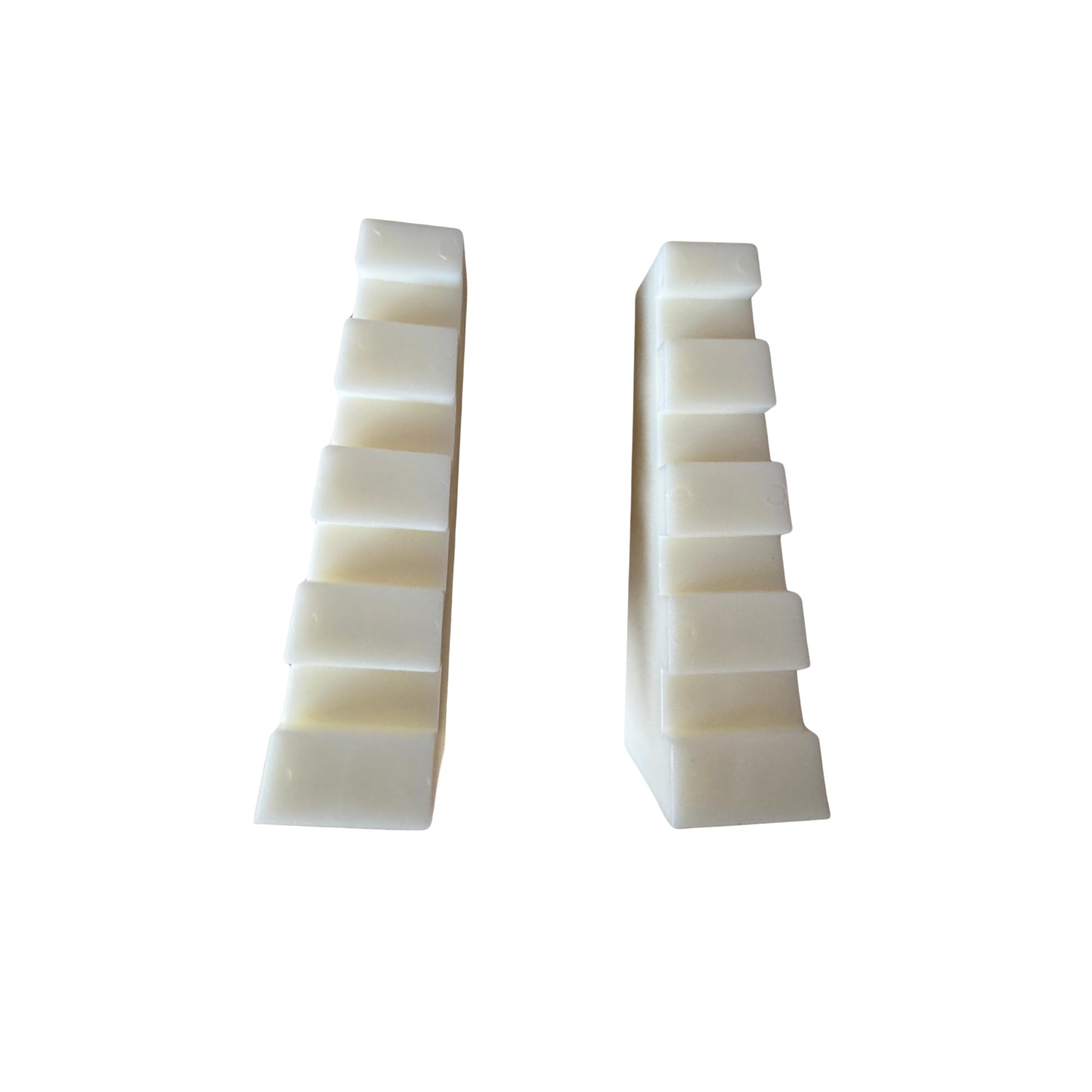 Made in the USA: Plier Jaw Covers for Long Nose Vise Grip with Notched Design, American Made High Impact Nylon, Non-Marring Protection., Natural White, WAINYL9