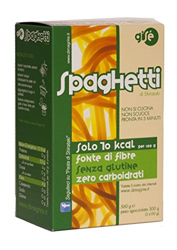 GiSè - pasta di Shirataki - Spaghetti pacco da 12