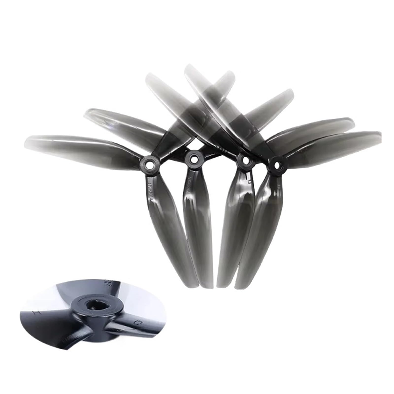 Hélice RC PC 7040 à 3 pales, rotors de remplacement en polycarbonate