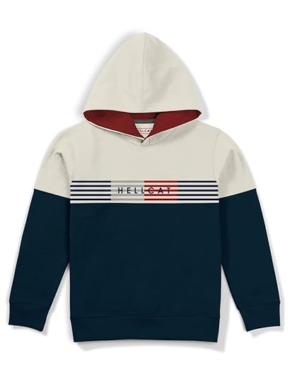 Boys Regular Fit Fulsleeve Hooded Sweatshirt with Rib