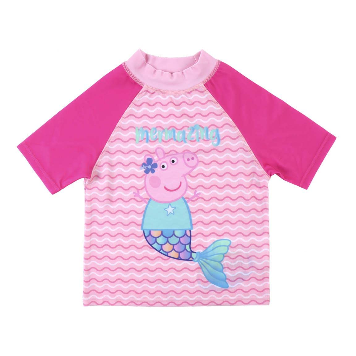 CERDÁ LIFE'S LITTLE MOMENTS Unisex Baby Schwimmshirt für Kinder Peppa Pig Peppa Pig Bade-T-Shirt für Mädchen