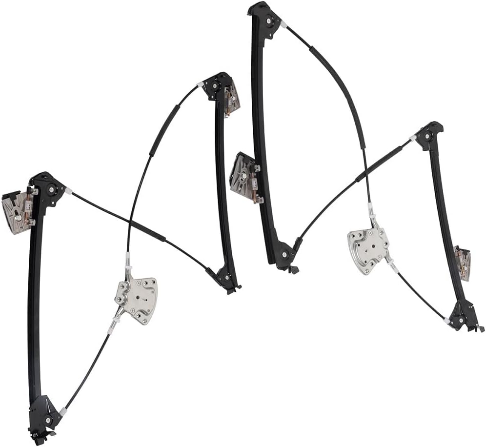 FINDAUTO 752-088 Front Left Driver Side and Front Right Passenger Side Window Regulator fit for 1999-2005 for Porsche 911,1997-2004 for Porsche for Boxster Window Regulator Assembly Without Motor