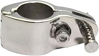 GatherTOOL 1Pc 25mm Eye End Cap Top Fittings Marine Boat Stainless Steel Heavy Duty Top Caps for Boat Parts