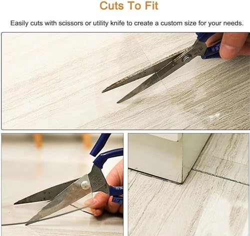Tapis transparent en plastique 90x140 cm de protection sol - 5