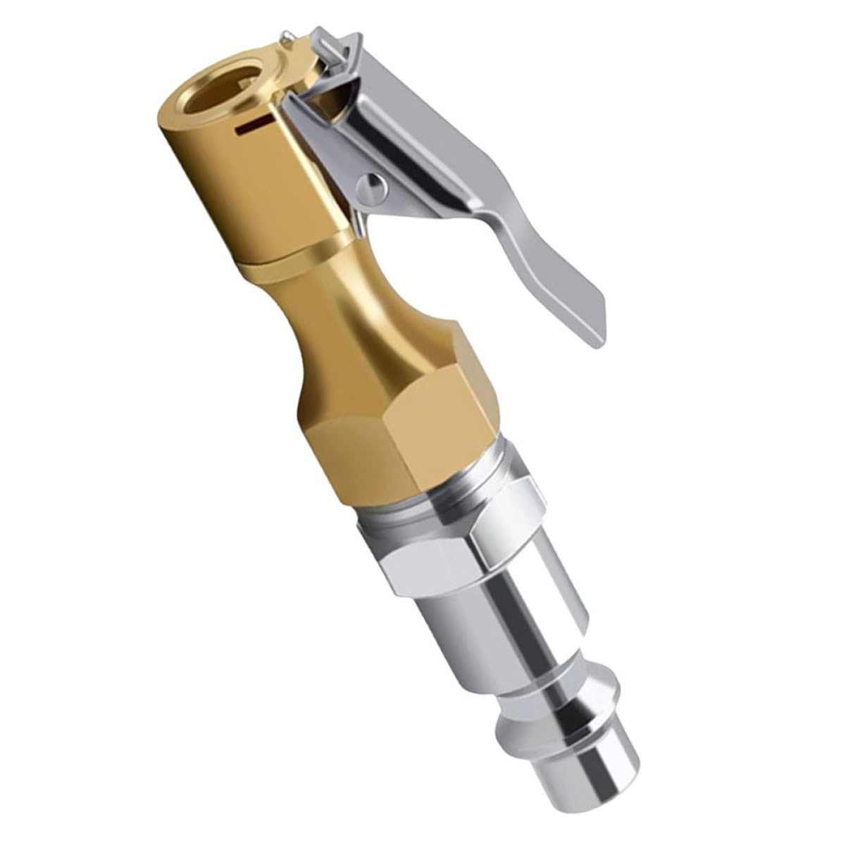 PRETYZOOM Heavy Duty Locking Tire Air Chuck with Clip Quick Release Fitting for Air Compressor Durable Quick Connect Tire Inflator for Rapid Inflation and Secure Clamping