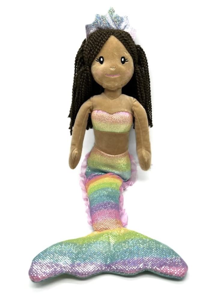 Amazon.com: The Petting Zoo Mermaid Doll Plushie, Gifts for Girls