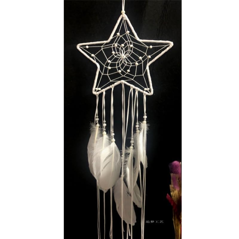 Atrapasueños de macramé Hrlace hecho a mano con diseño exclusivo de sol y estrellas