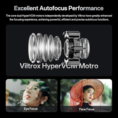Image of VILTROX AF 50mm F1.4 Pro FE Lens for Sony E Mount, 50mm f /1.4 Auto Focus Portrait Prime Full Frame Lens with HyperVCM Motor Compatible with Sony Camera a7IV a7RV a9II a7CII ZVE1 A1 a6700 a6400
