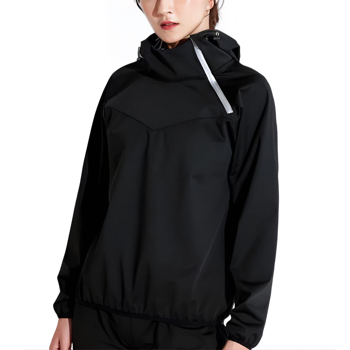 Traje sauna para mujer chaqueta sudadera de ejercicio para gimnasio y deporte