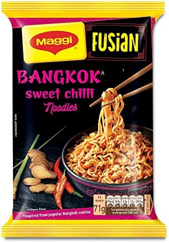Maggi Fusian Bangkok Sweet Chilli Noodles Pouch, 71 g