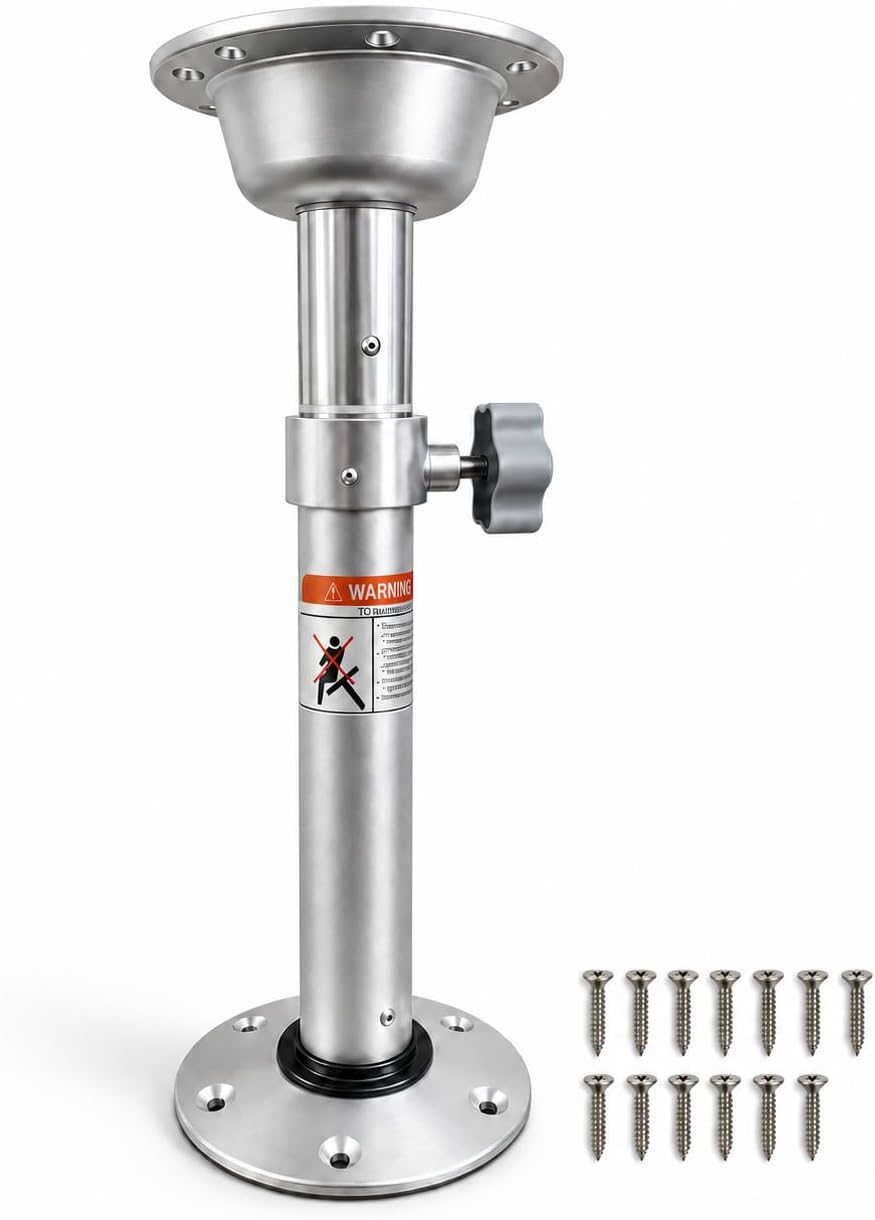 Adjustable RV Table Pedestal 19.7-28.3 Marine Boat Table Leg