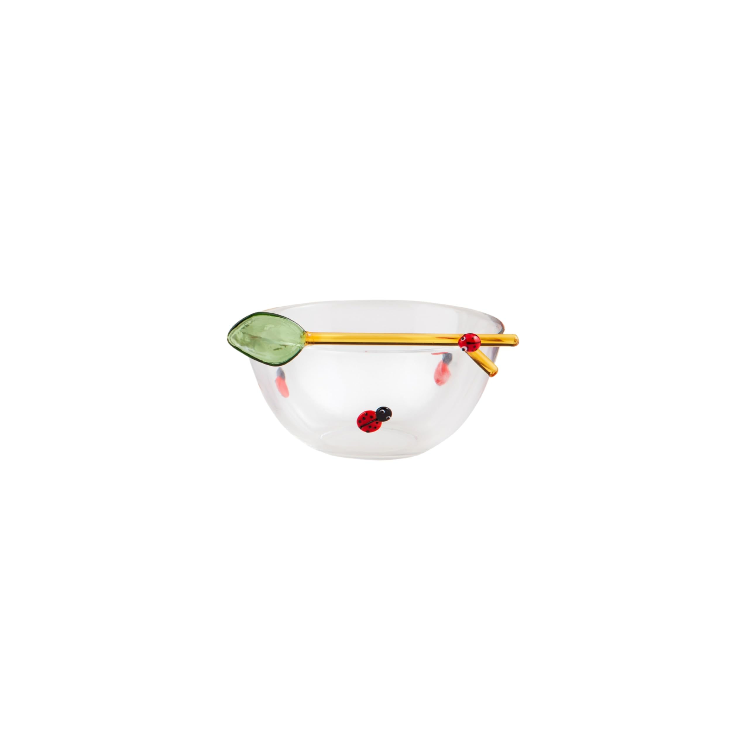 Piquet en verre transparent Mud Pie 14x7,6 cm pour décoration