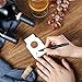 200 Pieces Wine Bottle Tags Paper Cellar Label Reusable Racks Marker Wine Bottle Neck Id Tags Double Sided Bottles Hanging Tag for Seller Bridal Shower Party (White)