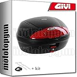 Parrilla MONOKEY M5M incluida GIVI MALETA SIMPLY II E450N + PORTA-EQUIPAJE COMPATIBLE KAWASAKI ER-6N 650 2014 14 2015 15