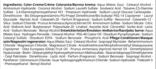 Foto von Brillance Intensiv-Color-Creme 891 Blauschwarz (160 ml), dauerhafte Haarfarbe mit Diamant-Glanz und Pflege-Conditioner, für 10 Wochen Farbintensität