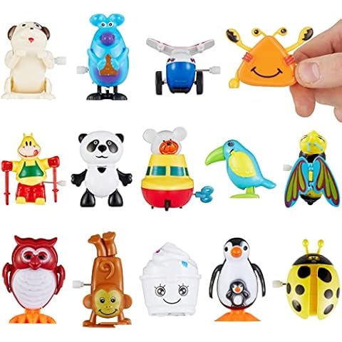 THE TWIDDLERS - 28 Cute Walk and Swim Wind Up Toys for Kids Gift Easter Goody Bag Fillers Party Favours Rewards and Prizes Cover