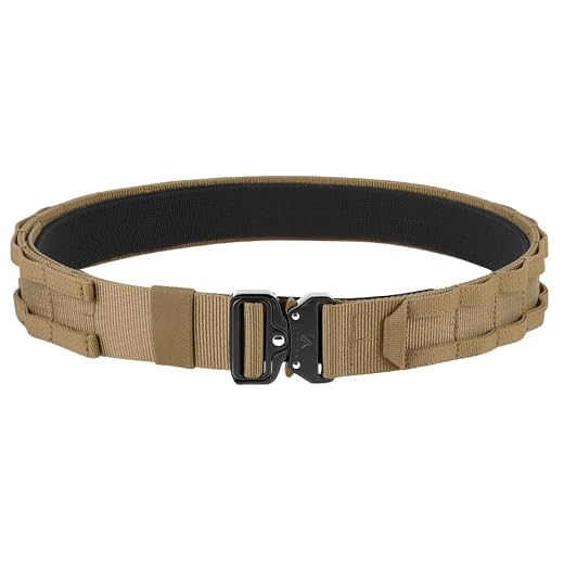 KRYDEX Quick Release Rigger MOLLE Belt 1.75 Inch Inner & Outer Tactical Heavy Duty Belt