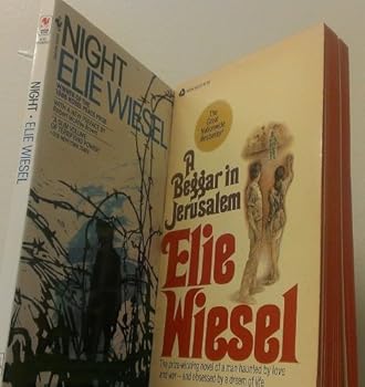 2 Volumes of Elie Wiesel Massmarket Paperbacks: Night & A Beggar in Jerusalem