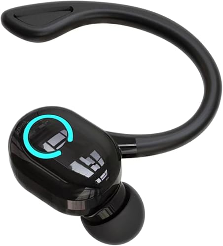 EERSTA Auricular Bluetooth inalámbrico -5.2 Solo gancho de oreja en la oreja para oficina y deportes