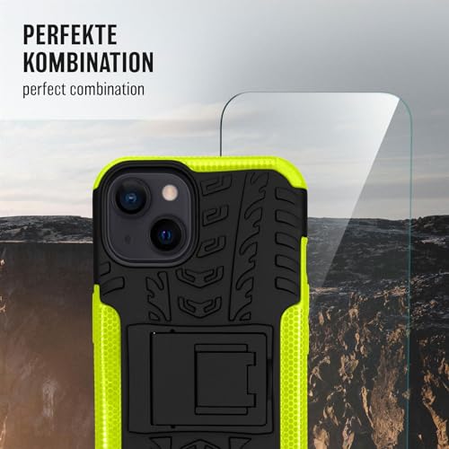 Coque iPhone 15 protection intégrale 360 robuste verte