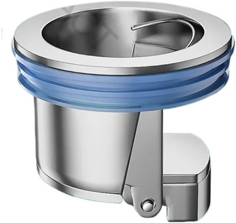 Brass Floor Drain Cor Anti-Odor Anti-Insect Sewer Fast Drainage Bathroom Floor Drain Core Durable Fast Installation Floor Drain(Silver)