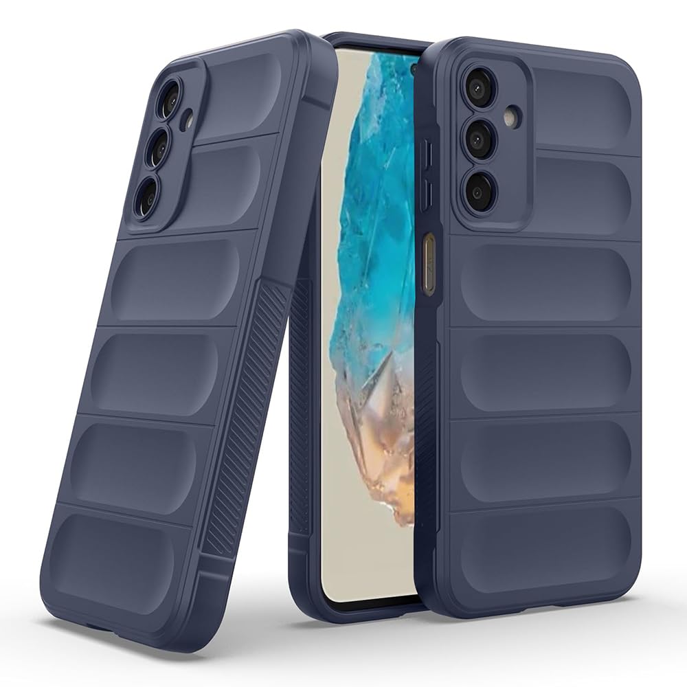 Amazon Brand - Solimo Basic Case for Samsung Galaxy M35 5G (Silicone_Dark Blue) (B0D9FC7YDC) Amazon Price History, Amazon Price Tracker
