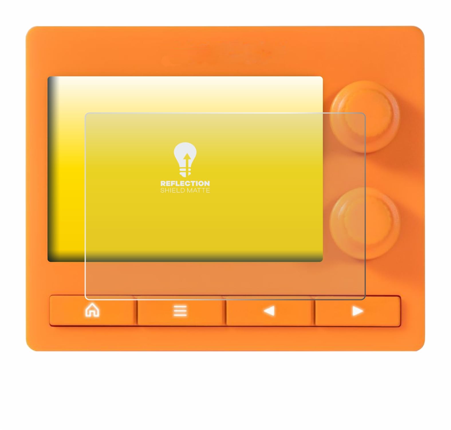 upscreen Anti-Glare Screen Protector compatible with 1010 Music Nanobox Tangerine – Protection Film Matte
