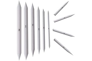 Professional Charcoal Blending Stumps Tortillons Set for Drawing