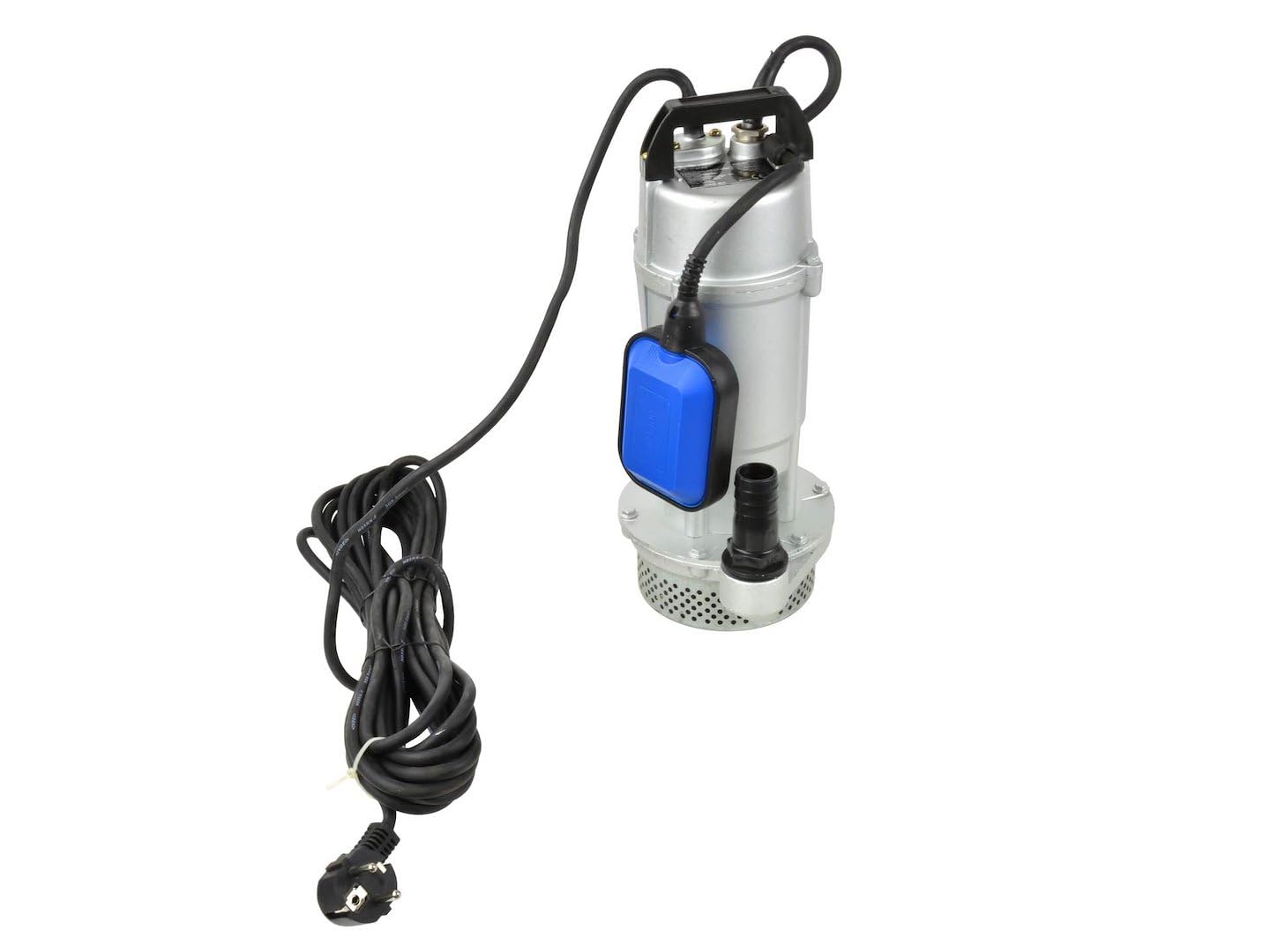 Geko G81405 - Bomba sumergible con interruptor flotante, color plateado