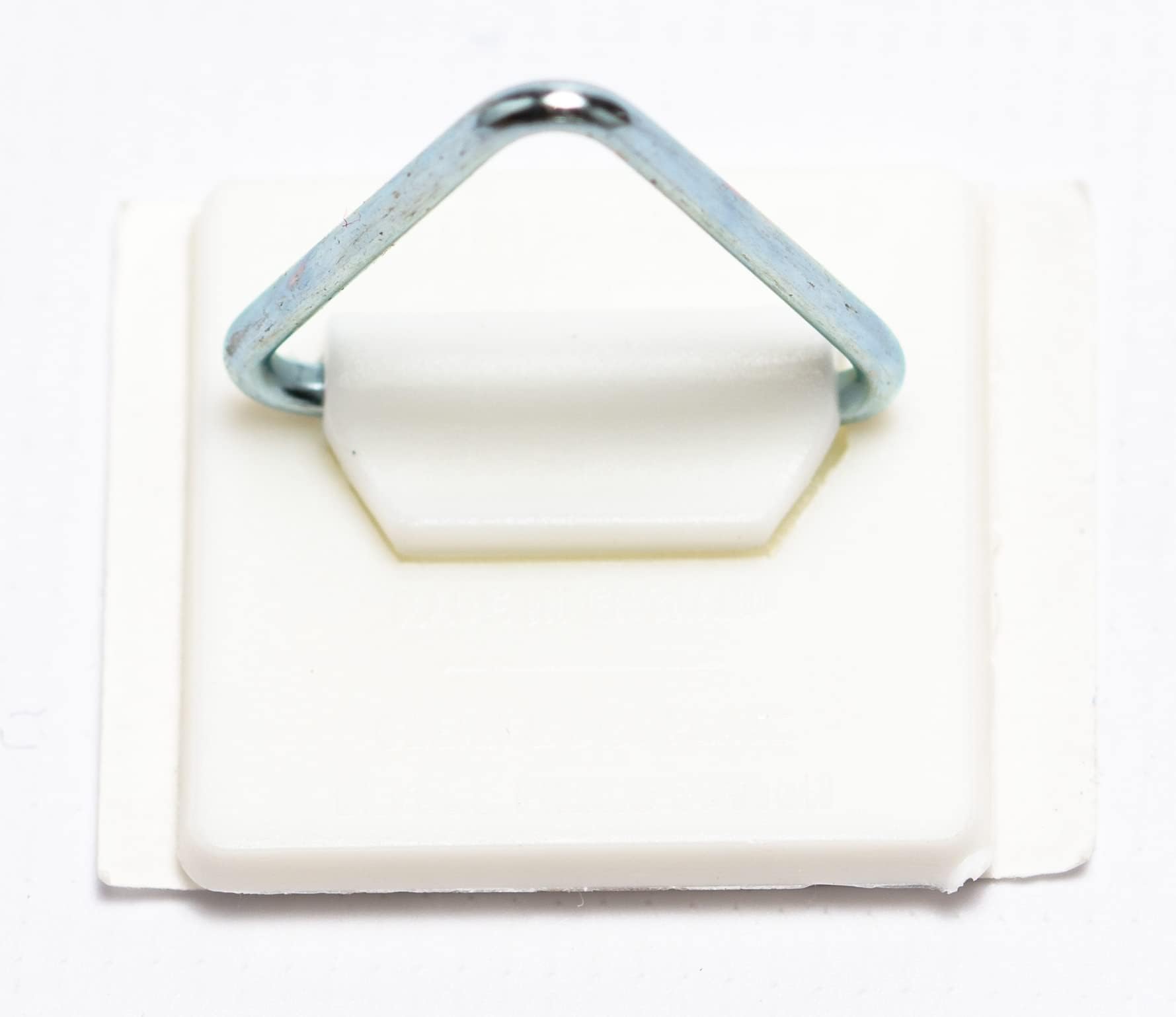 Leeds Display Self-Adhesive Plastic Hanger with Hook for Plates, Tiles, Card or Paper - 3 Hangers per Pack